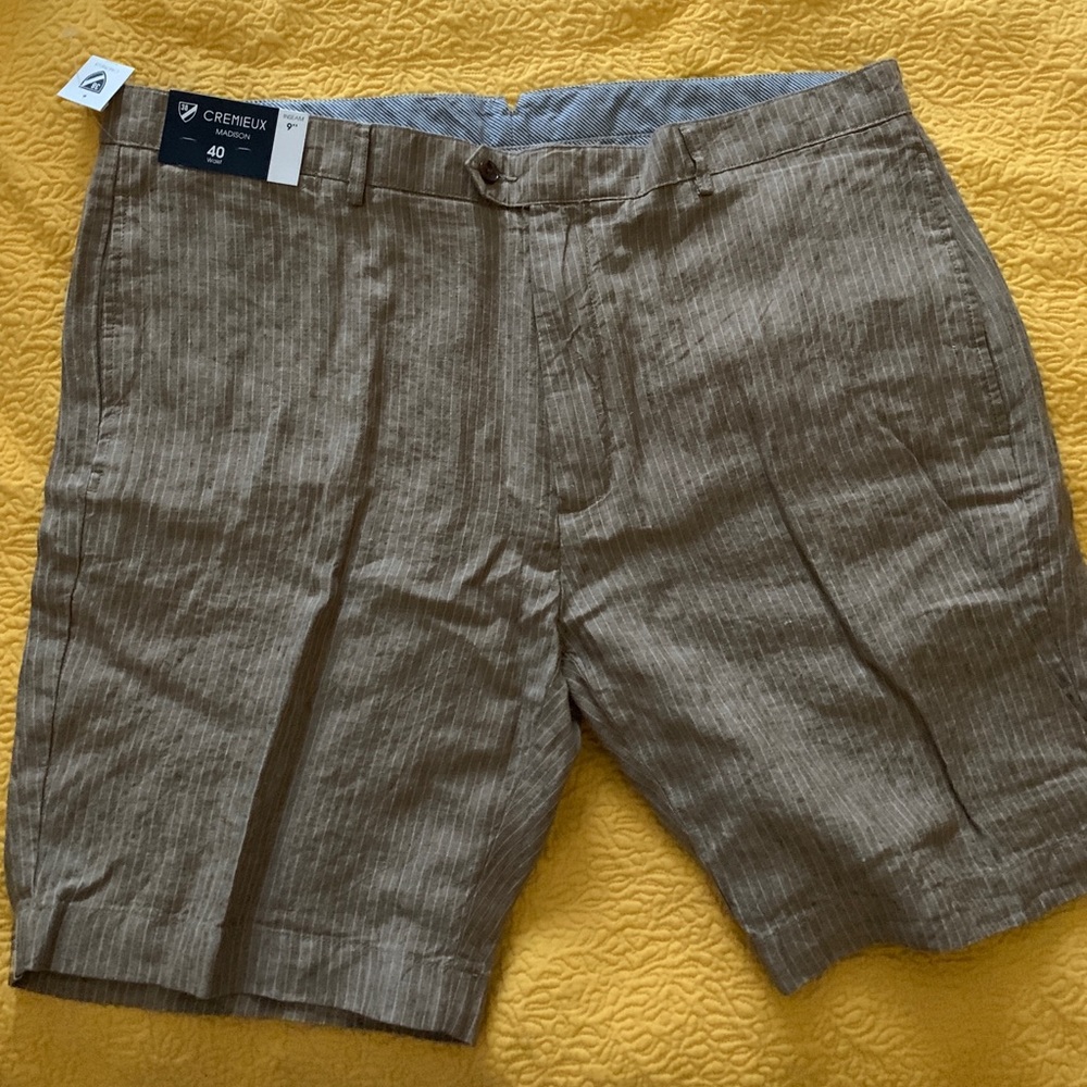 Daniel Cremieux Madison Men’s Linen Shorts Size 40